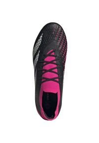 Adidas - Buty piłkarskie adidas Predator Accuracy.1 Low Fg M GW4577 czarne. Zapięcie: sznurówki. Kolor: czarny. Materiał: materiał, syntetyk, guma. Szerokość cholewki: normalna. Sport: piłka nożna #6