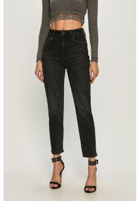 Guess Jeans - Jeansy. Stan: podwyższony. Kolor: czarny. Materiał: tkanina, bawełna, denim, elastan #1