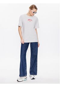 Tommy Jeans T-Shirt Varsity Prep DW0DW15439 Szary Oversize. Kolor: szary. Materiał: bawełna