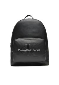 Calvin Klein Jeans Plecak Sculpted Campus K60K612223 Czarny. Kolor: czarny. Materiał: skóra