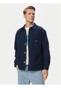 Tommy Jeans Kurtka jeansowa DM0DM20236 Granatowy Regular Fit. Kolor: niebieski. Materiał: bawełna #1