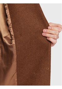 Sisley Płaszcz zimowy 2BOYLN019 Brązowy Regular Fit. Kolor: brązowy. Materiał: syntetyk. Sezon: zima