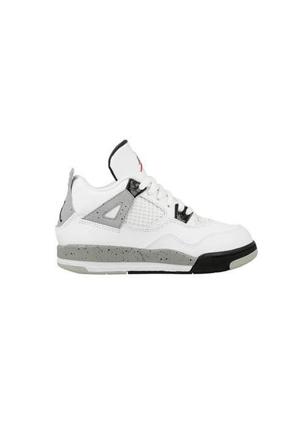 Buty do chodzenia dla dzieci Nike Jordan 4 Retro BP. Wysokość cholewki: za kostkę. Kolor: wielokolorowy. Materiał: tkanina, materiał, skóra, syntetyk. Szerokość cholewki: normalna. Sport: turystyka piesza