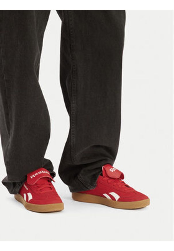 Reebok Sneakersy SMASH EDGE KILTY 100235253 Czerwony. Kolor: czerwony. Materiał: zamsz, skóra