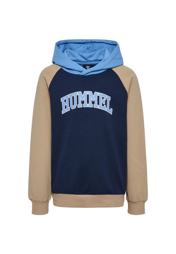 Bluza z kapturem dla dzieci Hummel Essen. Typ kołnierza: kaptur. Kolor: niebieski. Materiał: bawełna