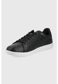 Calvin Klein sneakersy kolor czarny. Nosek buta: okrągły. Zapięcie: sznurówki. Kolor: czarny. Materiał: materiał, włókno, guma