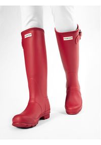 Hunter Kalosze Original Tall W23499 Czerwony. Kolor: czerwony. Materiał: kauczuk #7
