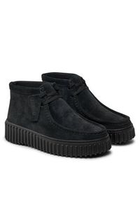 Clarks Botki Torhill Moss 26179360 Czarny. Kolor: czarny. Materiał: skóra, zamsz #5