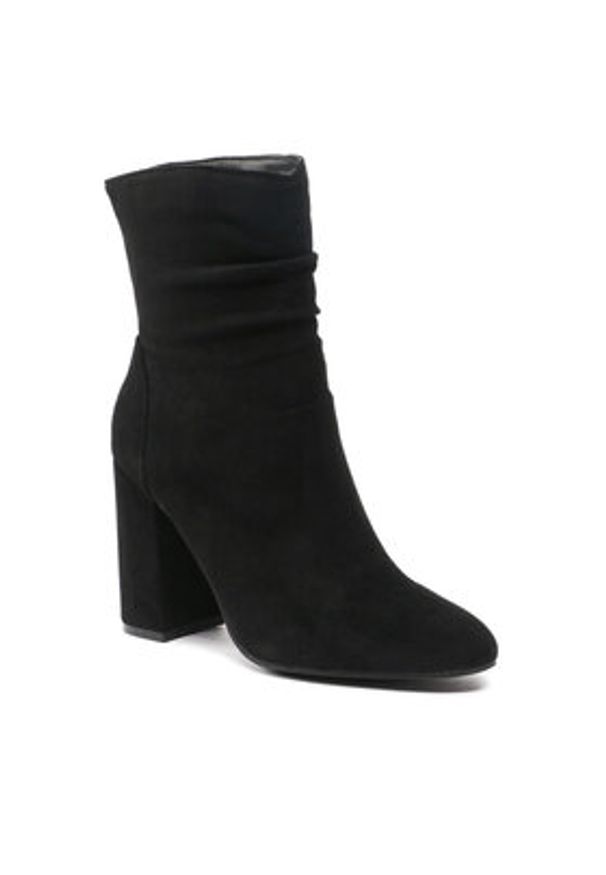 DeeZee Botki WYL3236-1 Czarny. Kolor: czarny. Materiał: materiał