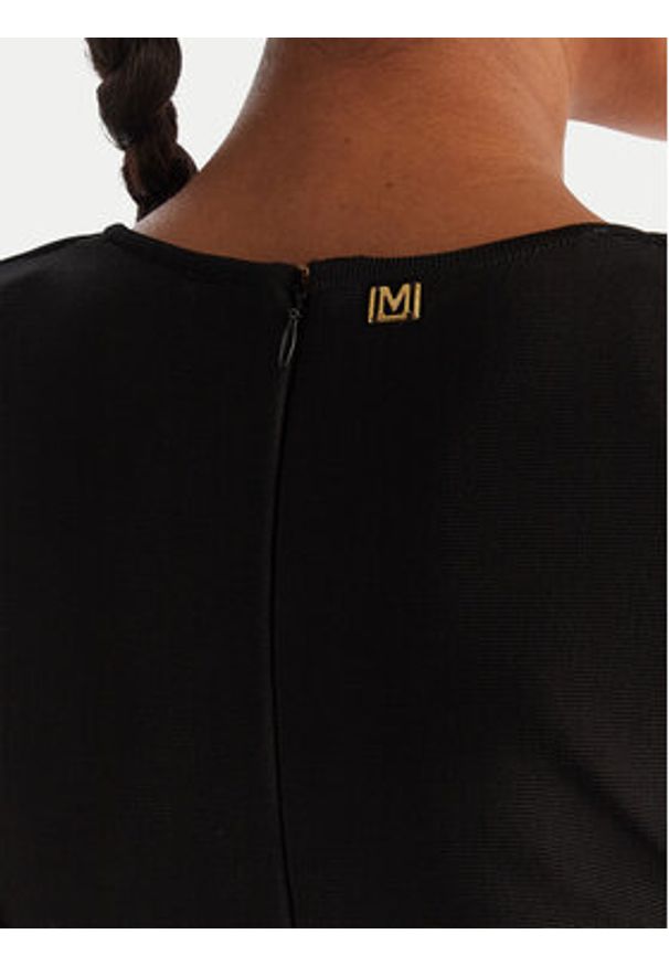 Marciano Guess Sukienka koktajlowa 5BGK11 5036Z Czarny Regular Fit. Kolor: czarny. Materiał: wiskoza. Styl: wizytowy