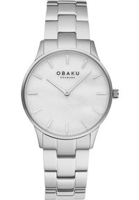 Zegarek OBAKU Zegarek damski Obaku Denmark V247LXCWSC srebrny. Kolor: srebrny #1