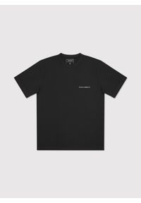 Pako Lorente - PAKO LORENTE – Czarny t-shirt męski. Kolor: czarny, niebieski, biały. Materiał: bawełna #4
