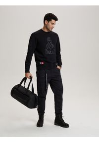 Diverse - Bluza męska bez kaptura DKR CREW 04 B1563 -. Typ kołnierza: bez kaptura. Kolor: czarny. Materiał: poliester, bawełna #6