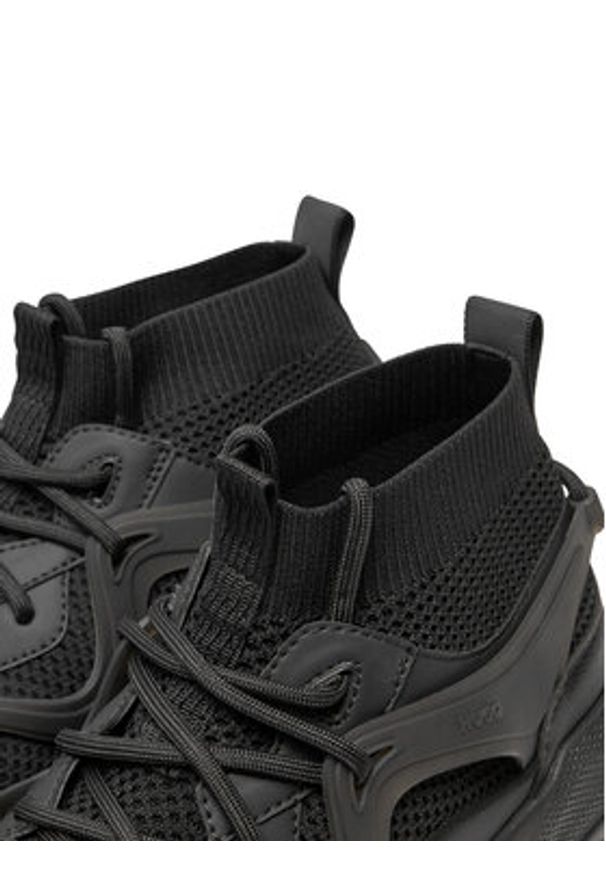 Hugo Sneakersy Go1st_Tput 50523572 Czarny. Kolor: czarny. Materiał: materiał