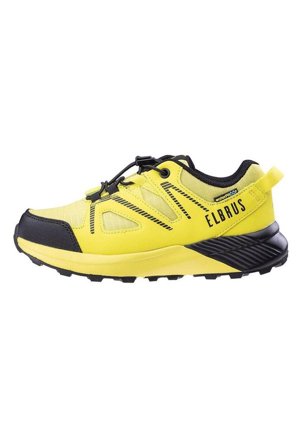 Elbrus - Dziecięce/niemowlęce Wodoodporne Buty Do Chodzenia Vapus. Kolor: czarny, zielony, wielokolorowy. Sport: turystyka piesza