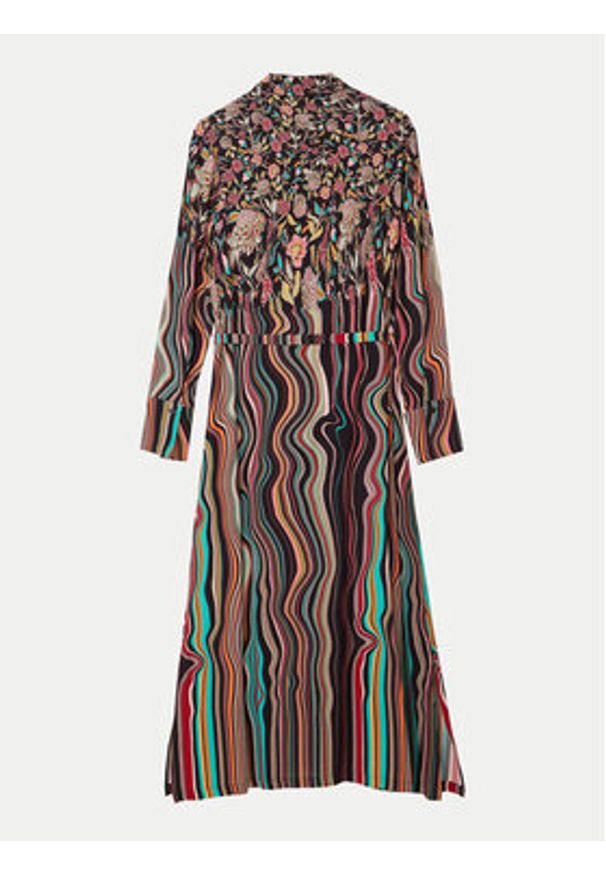Desigual Sukienka koszulowa Charlotte 24WWVW65 Kolorowy Regular Fit. Materiał: wiskoza. Wzór: kolorowy. Typ sukienki: koszulowe