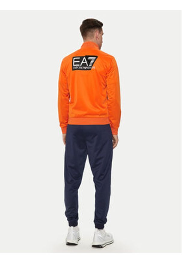 EA7 Emporio Armani Dres 3DPV76 PJHEZ 26BP Kolorowy Regular Fit. Materiał: syntetyk. Wzór: kolorowy