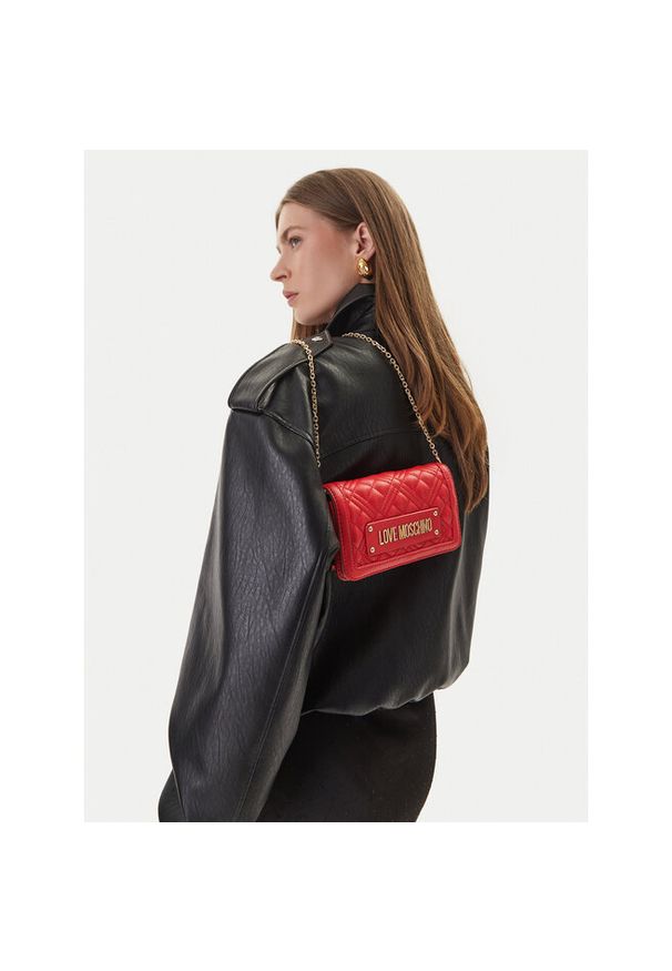 Love Moschino - Torebka LOVE MOSCHINO. Kolor: czerwony