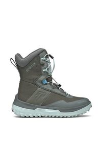 TECNICA - Buty do chodzenia damskie Tecnica Argos Gtx. Wysokość cholewki: za kostkę. Kolor: szary. Materiał: materiał, syntetyk. Szerokość cholewki: normalna. Sport: turystyka piesza