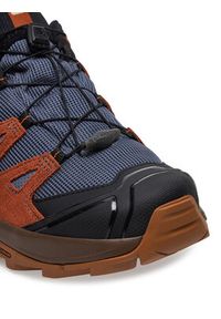 salomon - Salomon Trekkingi X Ultra 360 Leather Gore-Tex L47684900 Niebieski. Kolor: niebieski. Materiał: zamsz, skóra. Technologia: Gore-Tex. Sport: turystyka piesza