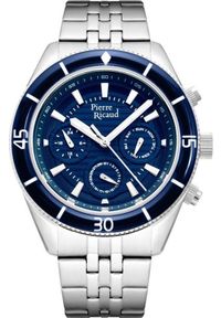 Zegarek Pierre Ricaud Zegarek męski Pierre Ricaud P97248.T115QF srebrny. Kolor: srebrny #1
