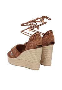 Castañer Espadryle Becca/8ED/298 Brązowy. Kolor: brązowy. Materiał: materiał #5
