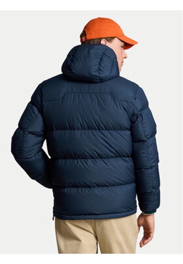 Polo Ralph Lauren Kurtka puchowa 710968278003 Granatowy Regular Fit. Typ kołnierza: polo. Kolor: niebieski. Materiał: syntetyk