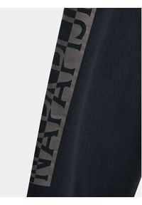 Napapijri Spodnie dresowe NP0A4HGH M Czarny Regular Fit. Kolor: czarny. Materiał: bawełna #2