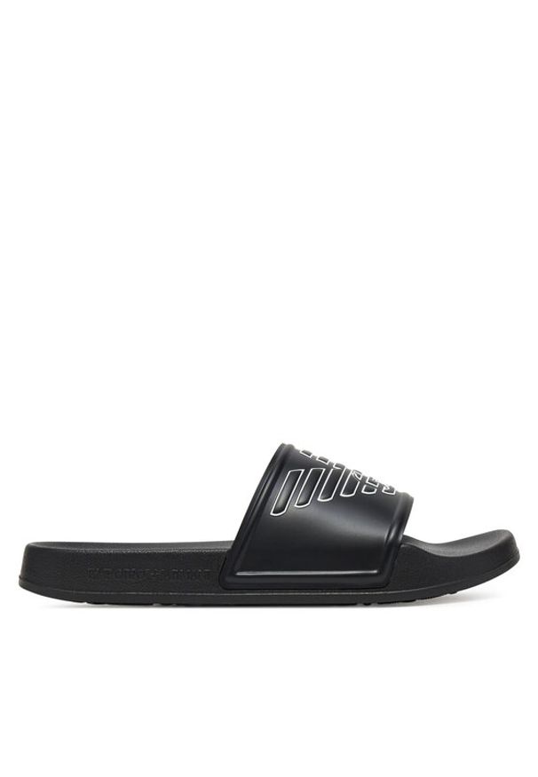 Emporio Armani Klapki XVPS11 XR273 K485 Czarny. Kolor: czarny