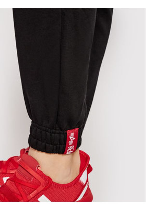 Alpha Industries Spodnie dresowe Basic 116051 Czarny Regular Fit. Kolor: czarny. Materiał: bawełna