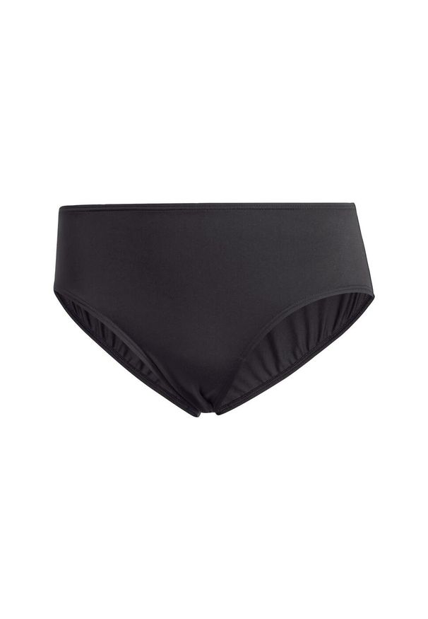Adidas - Dół Bikini Iconisea Mid-Waist. Kolor: biały, czarny, wielokolorowy. Materiał: materiał