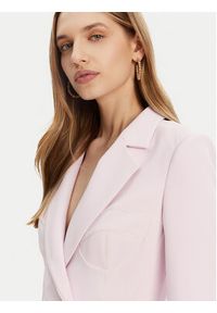 Elisabetta Franchi Sukienka koktajlowa AB-734-51E2-V600 Różowy Regular Fit. Kolor: różowy. Materiał: syntetyk. Styl: wizytowy #5