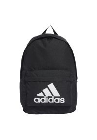 Adidas - Plecak szkolny ADIDAS czarny FS8332. Kolor: czarny. Materiał: poliester, tkanina. Wzór: ze splotem. Styl: casual #1