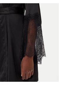 Hunkemöller Szlafrok 207210 Czarny. Kolor: czarny. Materiał: syntetyk