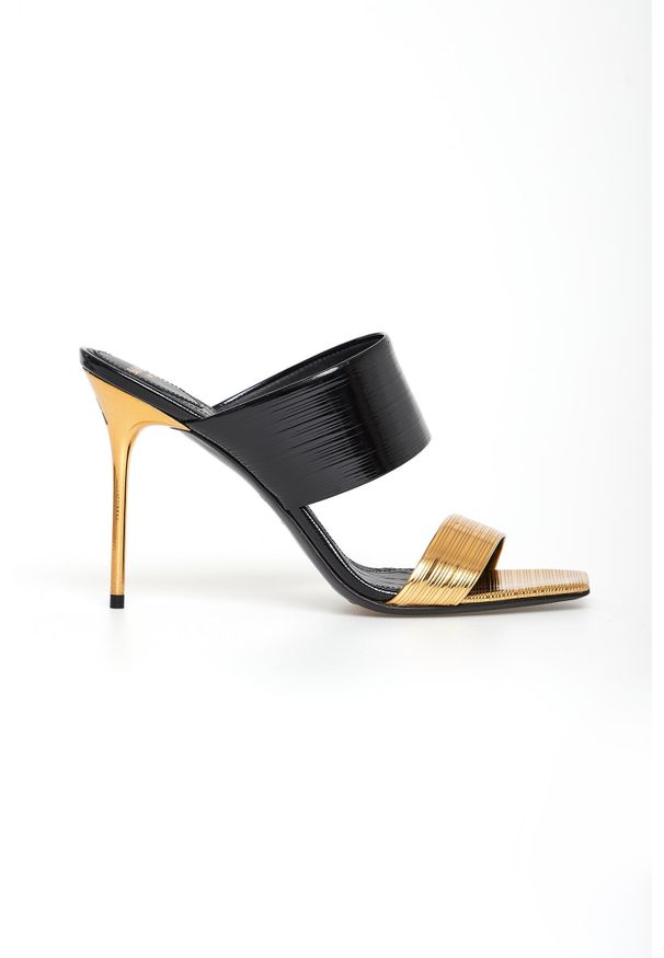 Balmain - Szpilki damskie skórzane Sync BALMAIN. Materiał: skóra. Obcas: na szpilce