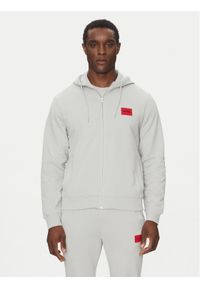 Hugo - HUGO Bluza Daple212 50447972 Szary Regular Fit. Kolor: szary. Materiał: bawełna
