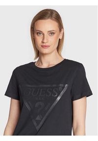 Guess T-Shirt Adele V2YI07 K8HM0 Czarny Regular Fit. Kolor: czarny. Materiał: bawełna #2