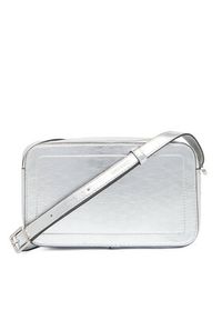 Calvin Klein Torebka Bold Ck Metallic Camera Bag LV04F3331G Srebrny. Kolor: srebrny. Materiał: skórzane #3