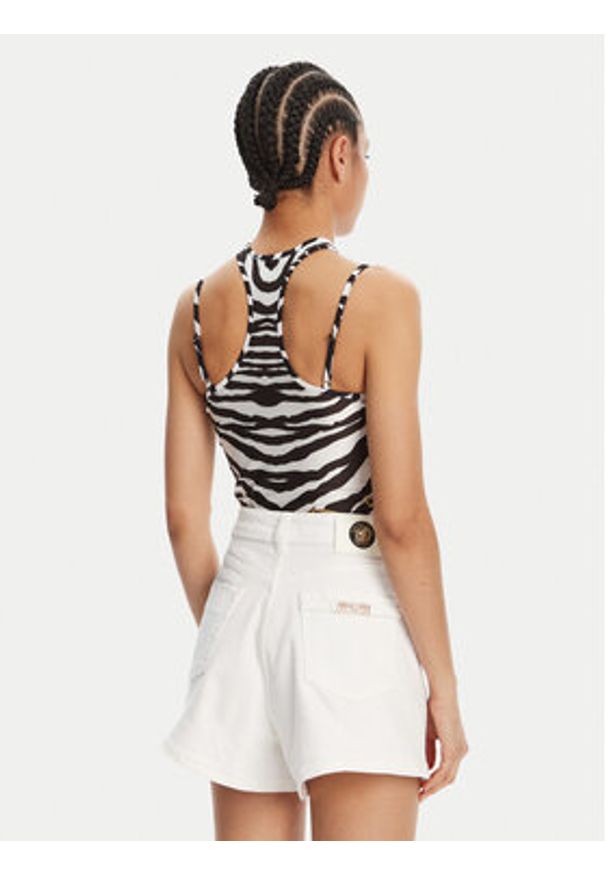 Versace Jeans Couture Body 78HAM2P0 Kolorowy Slim Fit. Materiał: syntetyk. Wzór: kolorowy