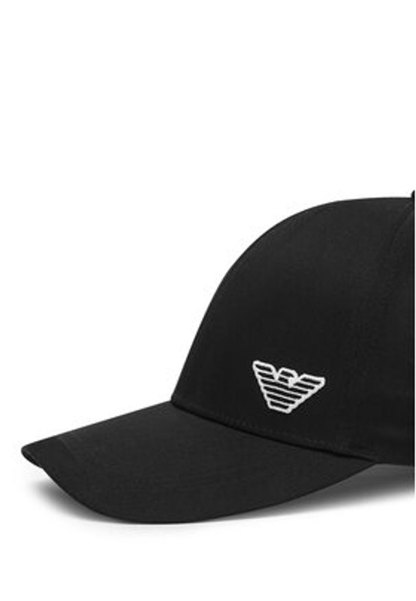 Emporio Armani Czapka z daszkiem EX000031 AF20424 UC001 Czarny. Kolor: czarny. Materiał: bawełna