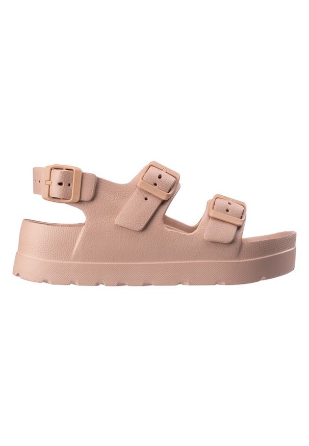 MARTES - Sandały damskie Martes Naze Wo's - ciemnobeżowe, Rozmiar buta 40. Okazja: na spacer, na co dzień. Kolor: beżowy. Materiał: materiał. Styl: elegancki, casual, sportowy