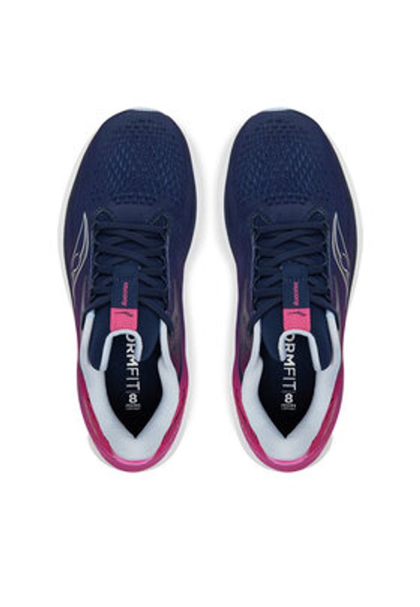 Saucony Buty do biegania Ride 18 S11000 Granatowy. Kolor: niebieski. Materiał: materiał