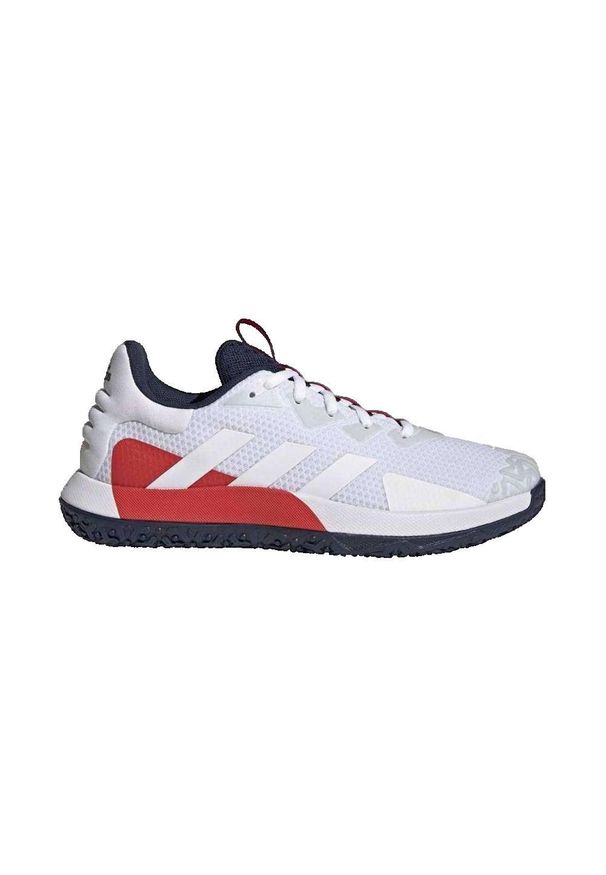 Obuwie tenisowe Mężczyzna Adidas Solematch Control biały. Kolor: biały. Sport: tenis