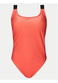 Calvin Klein Swimwear Strój kąpielowy KW0KW01942 Pomarańczowy. Kolor: pomarańczowy. Materiał: syntetyk #1