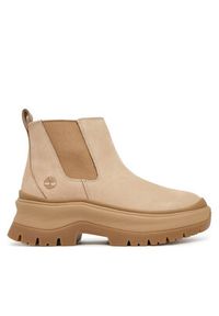 Timberland Sztyblety Roxie Lane Mid TB0A28XMEN71 Beżowy. Kolor: beżowy. Materiał: skóra, nubuk #4