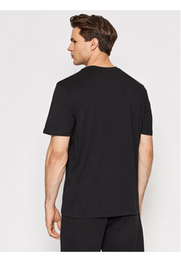 Hugo T-Shirt Dulivio 50467556 Czarny Regular Fit. Kolor: czarny. Materiał: bawełna