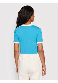 Adidas - adidas T-Shirt adicolor Classics HC2035 Niebieski Slim Fit. Kolor: niebieski. Materiał: bawełna #4