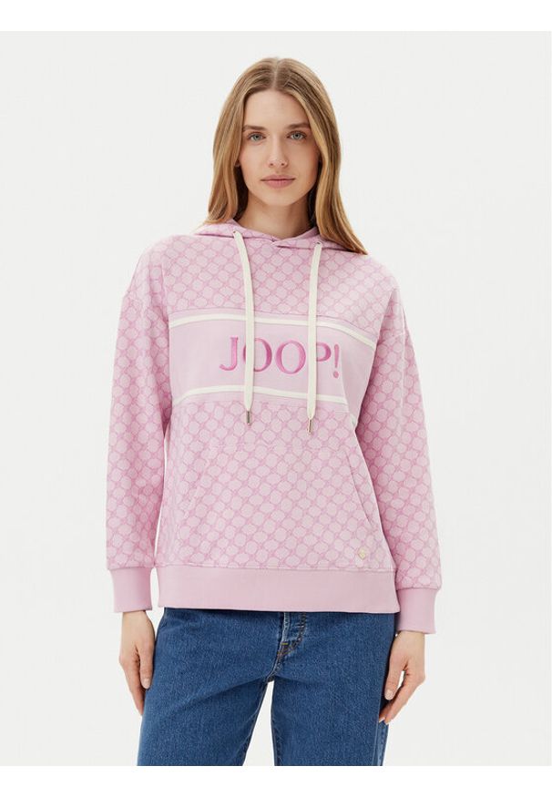 JOOP! Bluza 58 JW221JE114 30030062 Fioletowy Regular Fit. Kolor: fioletowy. Materiał: syntetyk, bawełna