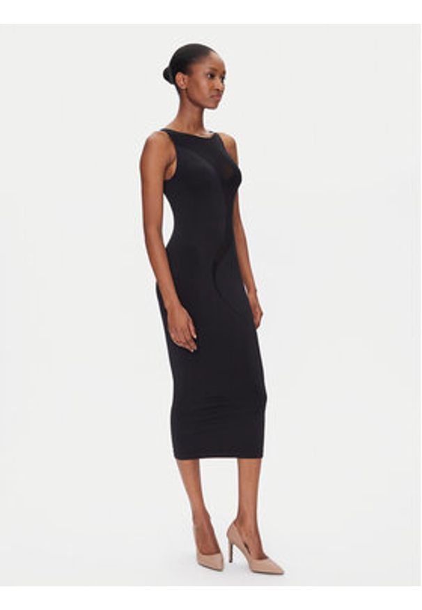 Wolford Sukienka koktajlowa Satin Sheer 57176 Czarny Slim Fit. Kolor: czarny. Materiał: syntetyk. Styl: wizytowy