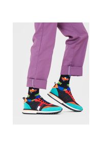 Happy-Socks - Skarpety wysokie unisex Happy Socks CAR01-9300 Czarny. Kolor: czarny. Materiał: bawełna, materiał #1